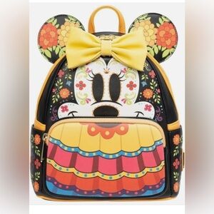 Minnie Mouse Dia de los Muertos Sugar Skull Mini-Backpack- Exclusive NWT